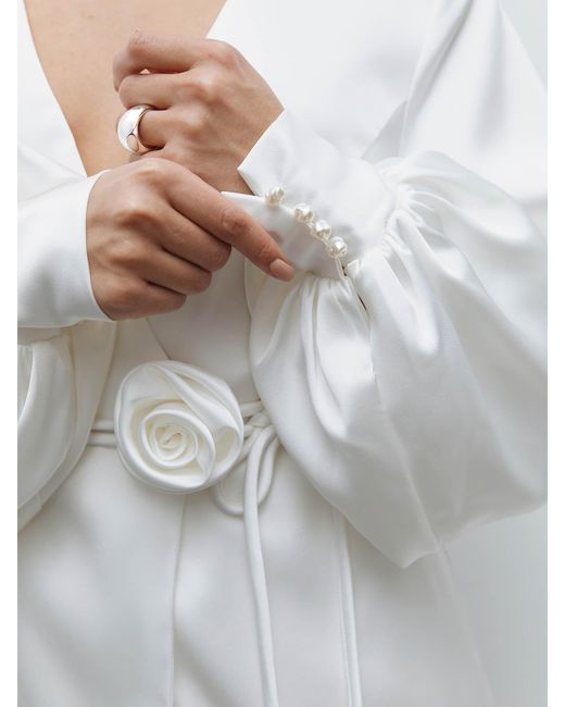 Fleur by Kaviar Gauche White Bluse 'Bridal'