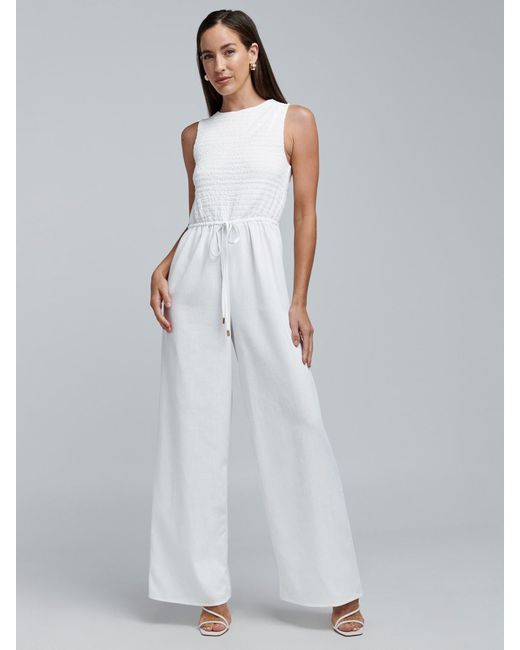 BWLDR White Jumpsuit 'Paige'