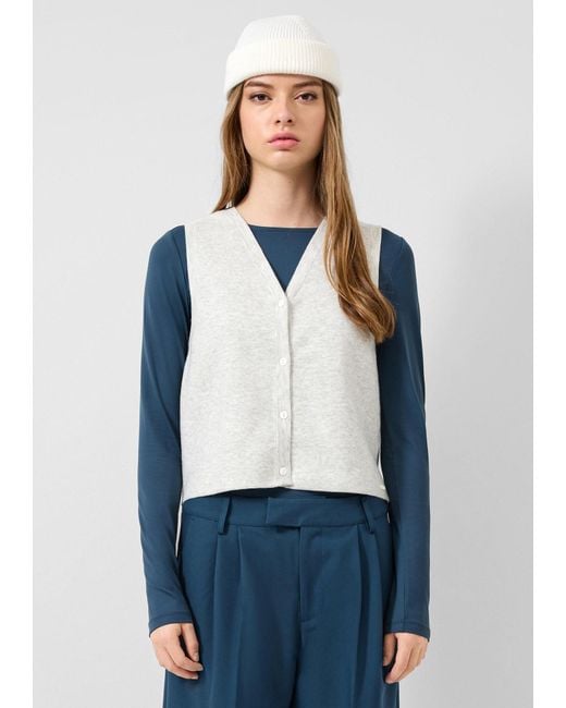 QS Gray Strickweste
