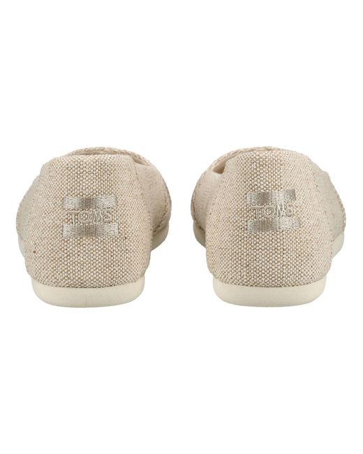 TOMS Natural Ballerinas Textil Ballerina