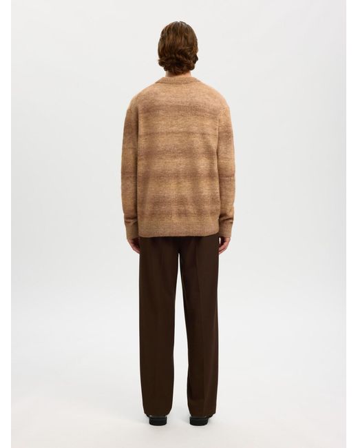 SELECTED Pullover in Natural für Herren