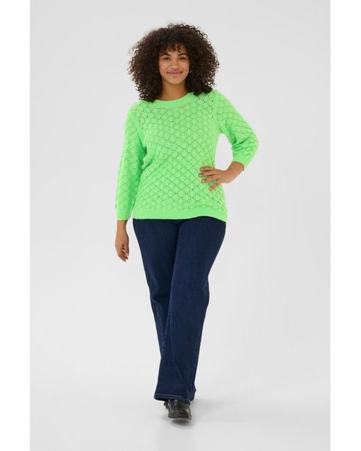 Kaffe Green Pullover Kcmani