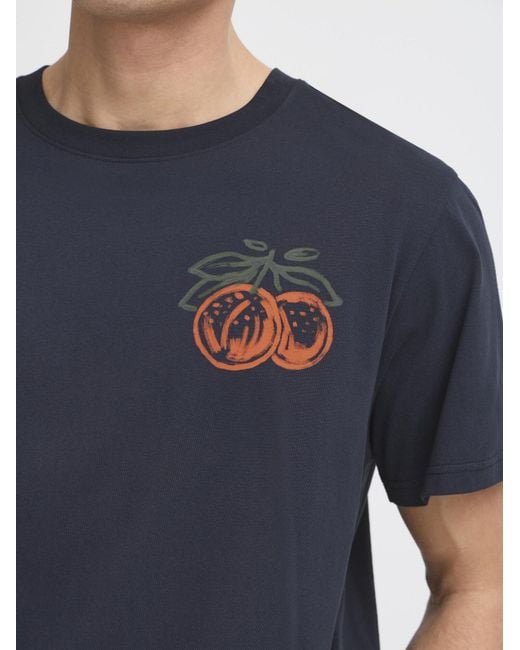 Solid Rundhalsshirt Sdpargav in Blue für Herren
