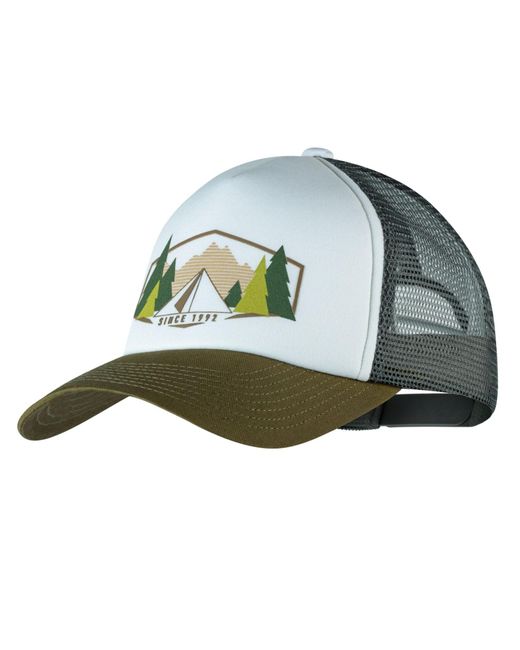 Buff Green Cap Trucker Cap