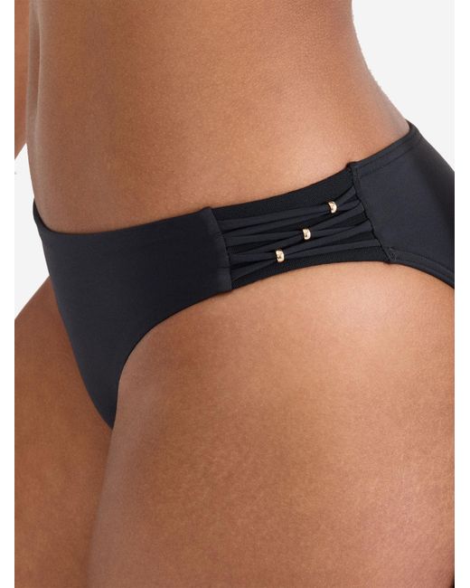 Triumph Black Tai-Bikinislip Label Palina Love By The Sea