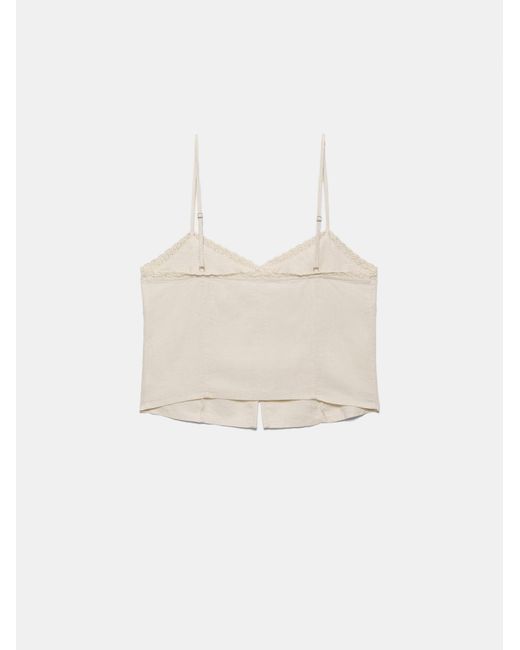 Pull&Bear White Top Pacific