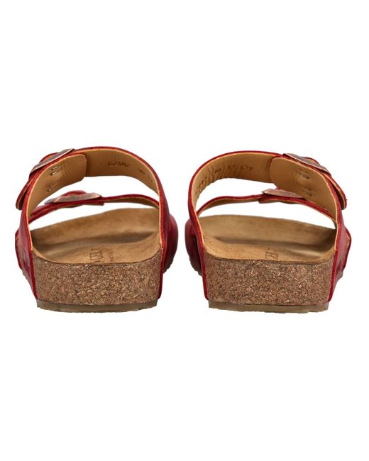 Haflinger Red Pantolette
