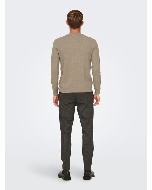 Only & Sons Pullover Onsloui in Gray für Herren