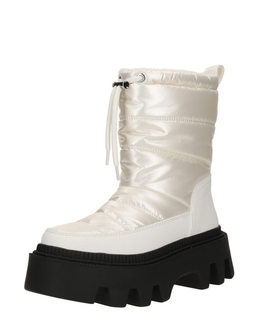 Buffalo White Snowboots Flora