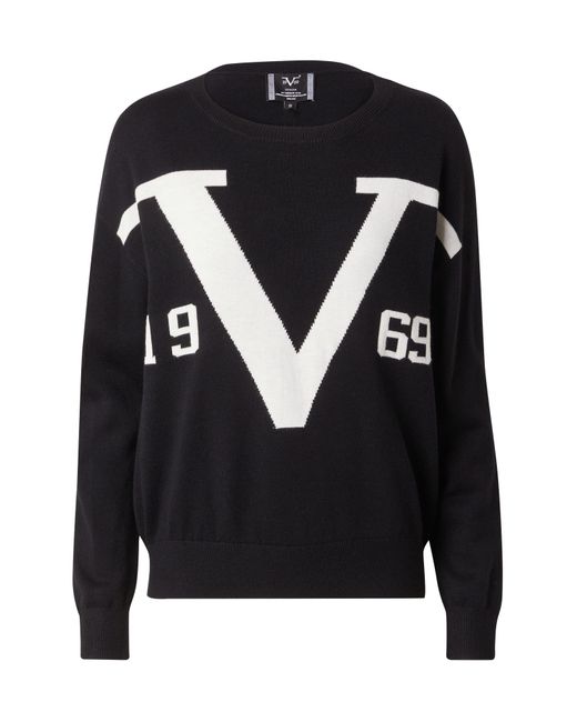 19V69 Italia by Versace Black Pullover 'Dodo'