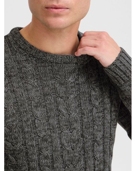 Solid Pullover Philemon in Gray für Herren