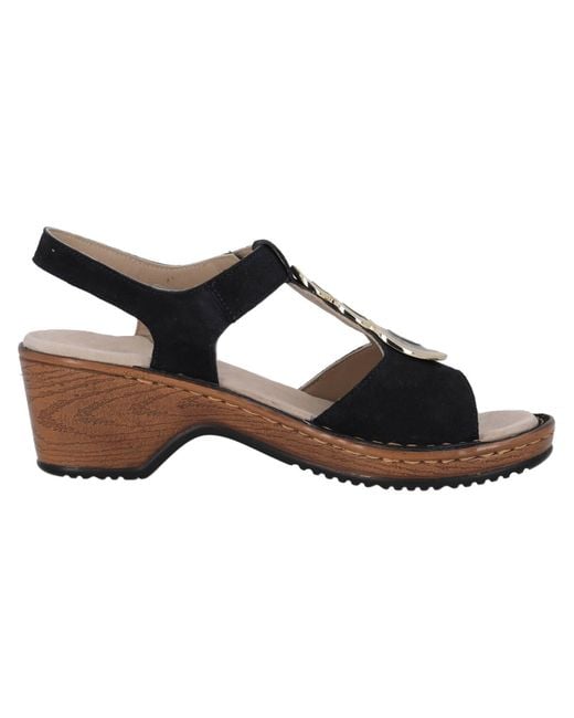 Ara Black Sandale Key West 20301