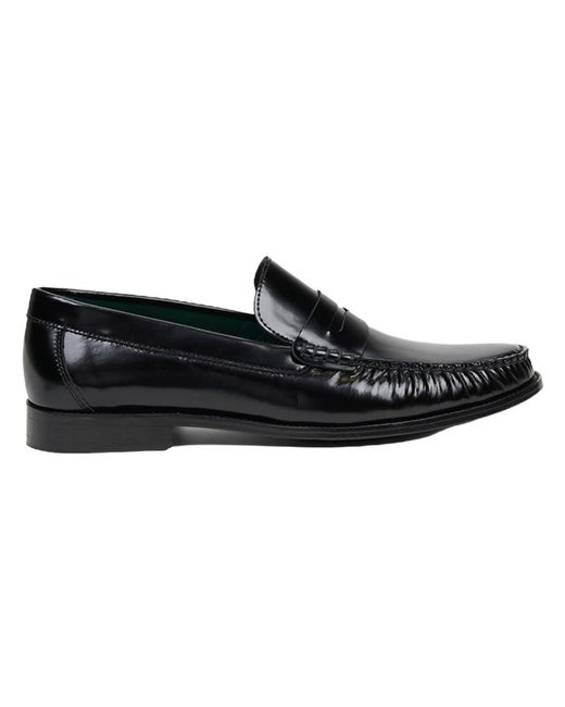 Desa Mokassin Slipper in Black für Herren