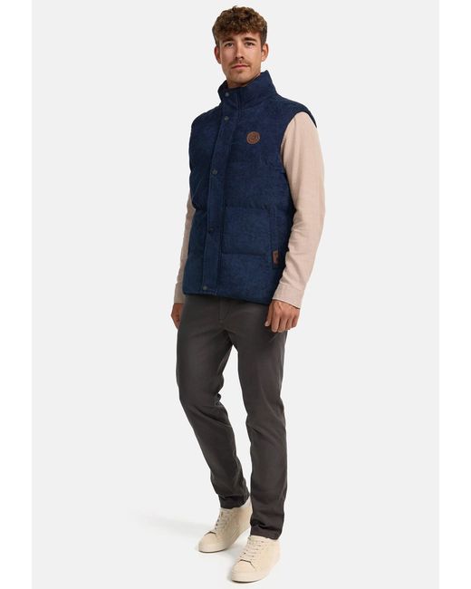 INDICODE Weste Cobbyn in Blue für Herren