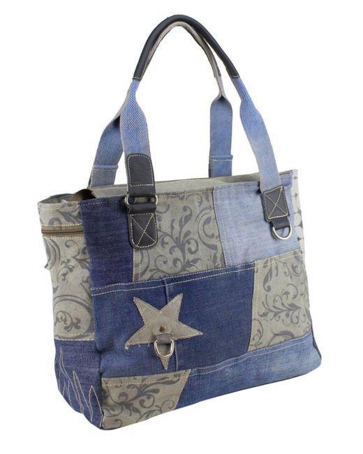 Sunsa Blue Shopper