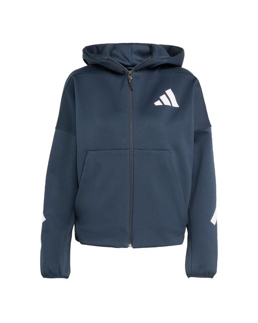 Adidas Blue Sportsweatjacke 'Z.N.E.