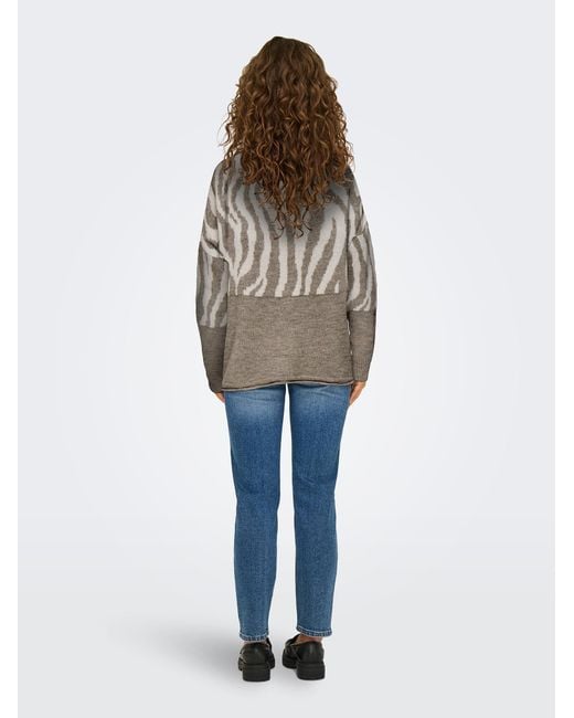 ONLY Gray Pullover Onljade