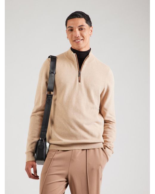 Bugatti Pullover in Natural für Herren