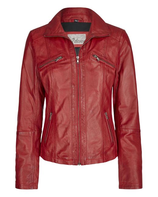 7eleven Red Lederjacke Sevinca