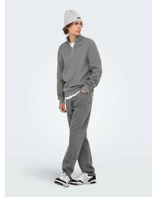 Only & Sons Pullover Onsphil in Gray für Herren