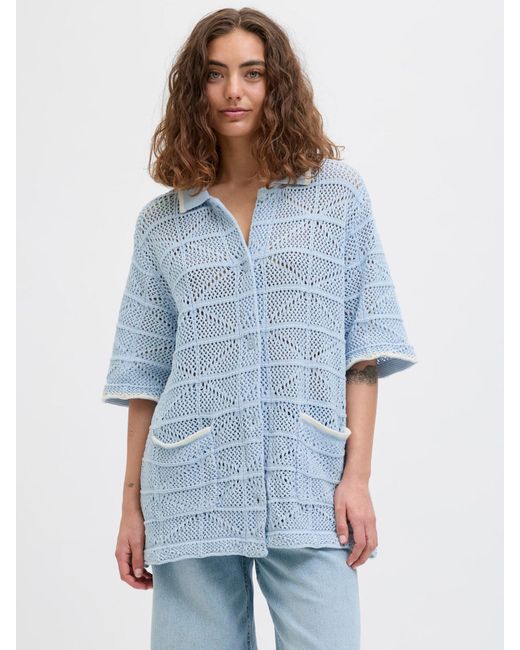 JJXX Blue Strickjacke Jxretha