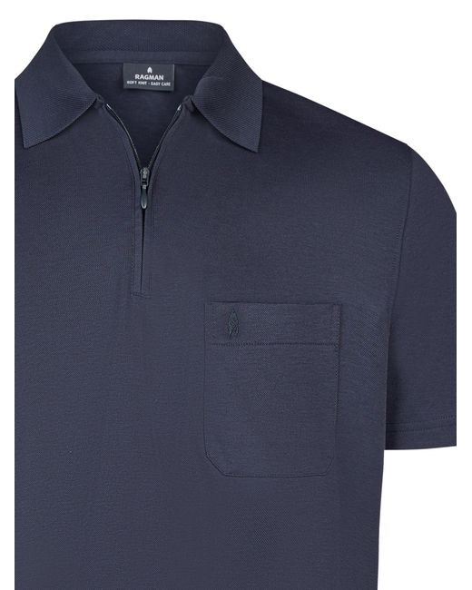 RAGMAN Shirt Basic in Blue für Herren