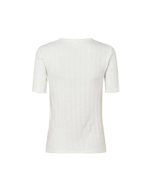 SOFT REBELS White T-Shirt Sradelle