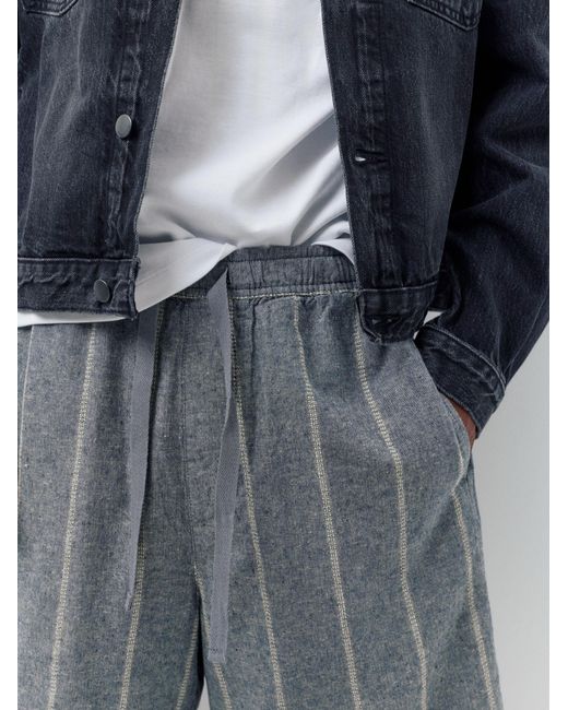 Pull&Bear Shorts in Gray für Herren