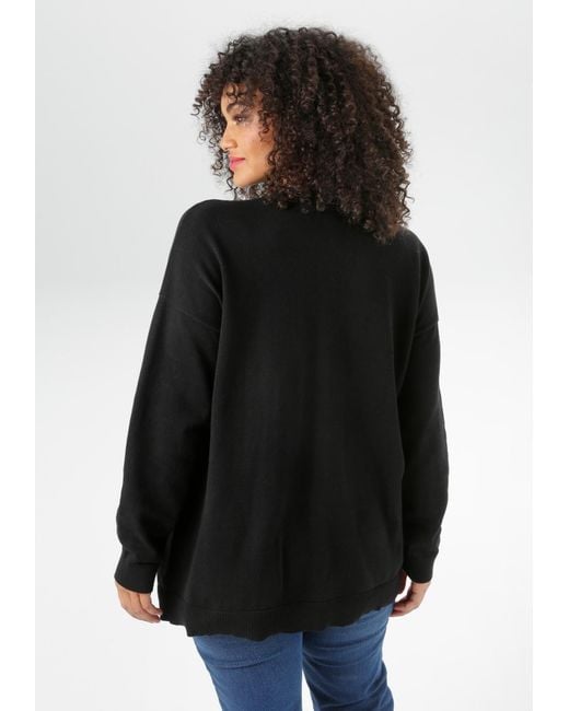 Aniston Black Pullover