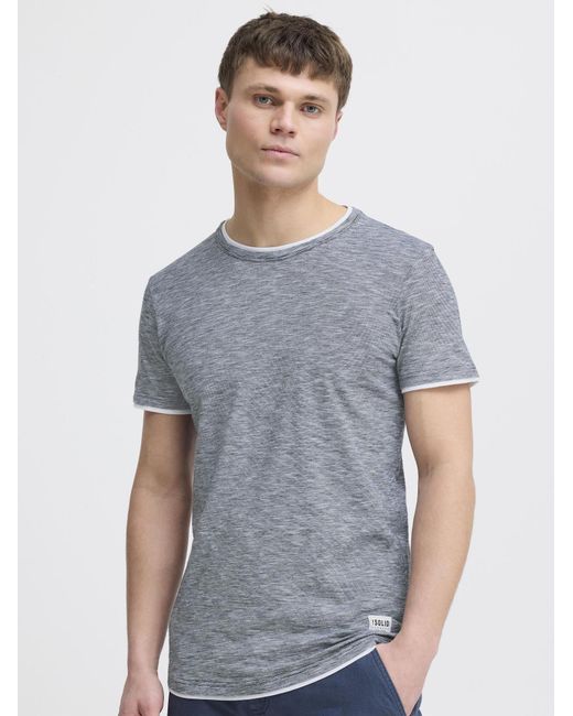 Solid Shirt Rigos in Gray für Herren