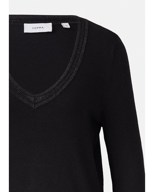 Comma, Black Pullover