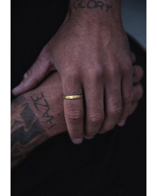 Haze & Glory Ring Sun Chaser in Metallic für Herren