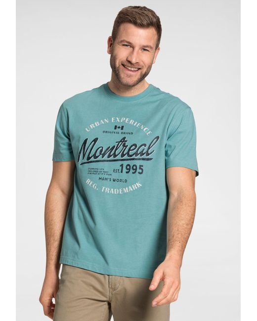 Man's World World Shirt Rh in Blue für Herren