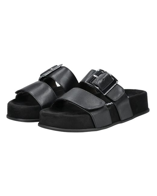 Paul Green Black Pantolette