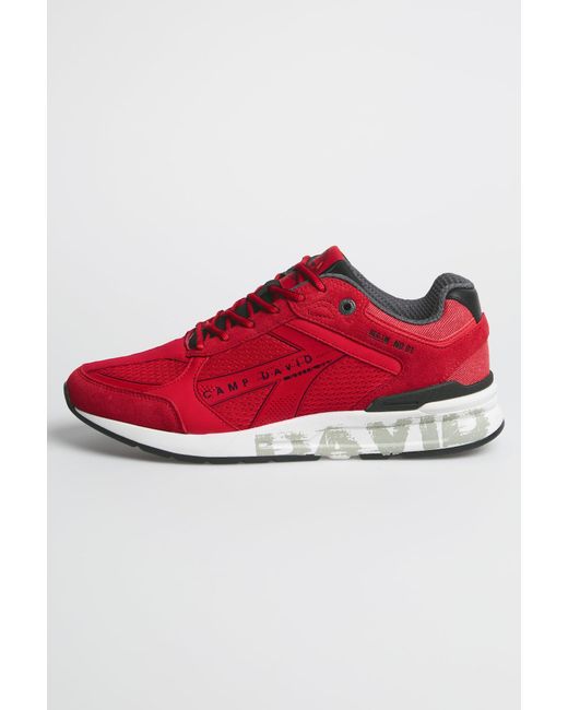 Camp David Sneaker in Red für Herren