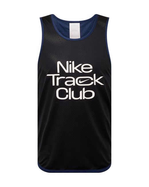 Nike Sportshirt 'track club' in Black für Herren
