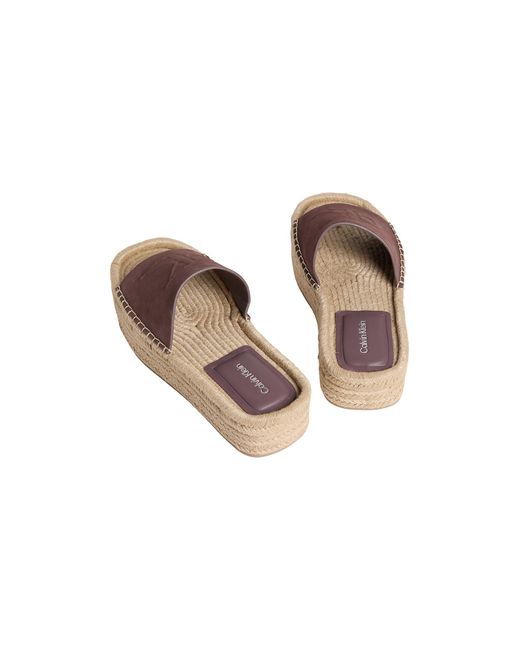 Calvin Klein White Pantolette Ebeth