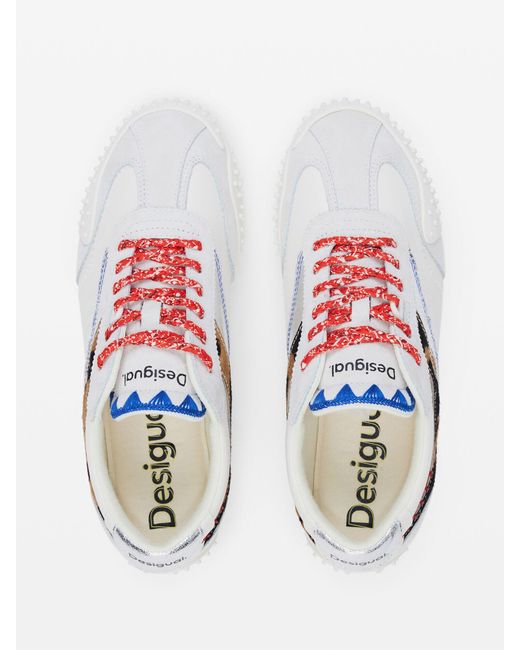 Desigual White Sneaker 'Combined'