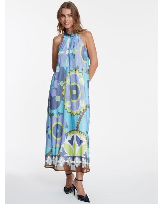 Ana Alcazar Blue Kleid Wemonti