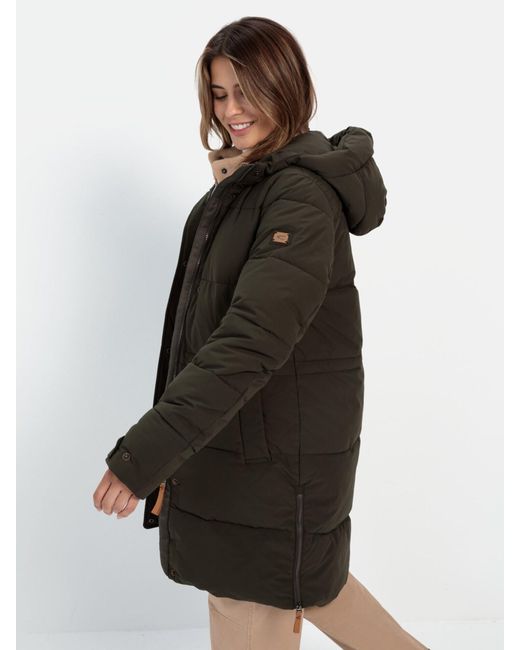 Camel Active Black Gesteppte Jacke Mit Daunenartiger Füllung
