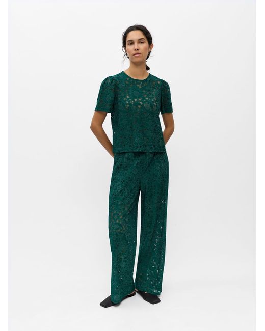 Object Green Bluse Objbianca