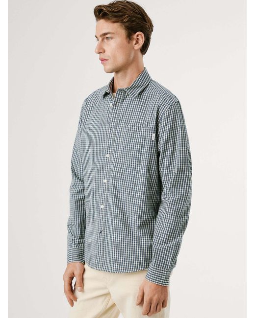 Pepe Jeans Hemd Colton in Blue für Herren