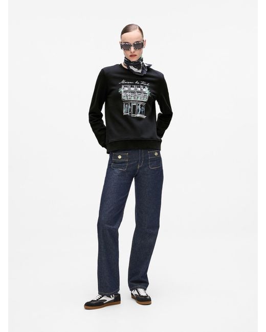 Karl Lagerfeld Black Sweatshirt