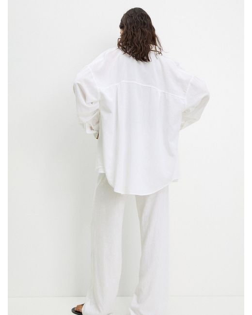 Pull&Bear White Bluse