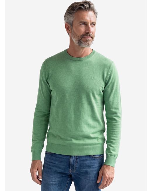 Redmond Pullover Basic in Green für Herren