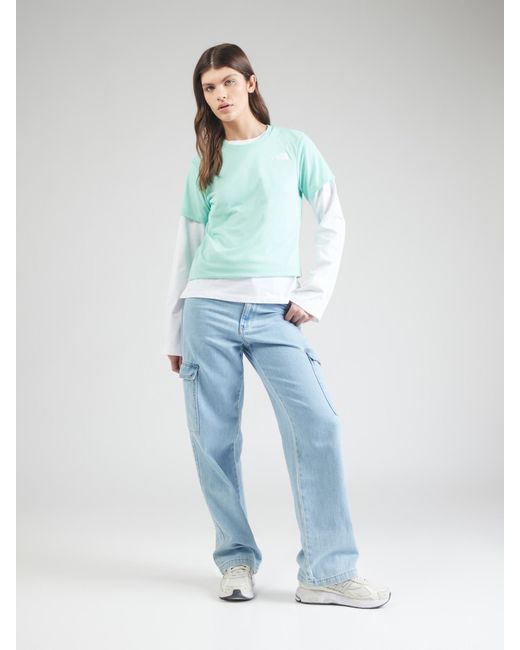 The North Face Blue Funktionsshirt 'Foundation'