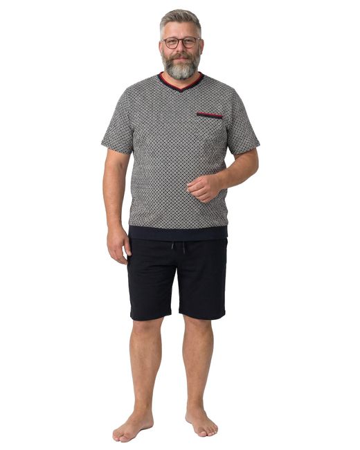 Men Plus Pyjama in Gray für Herren