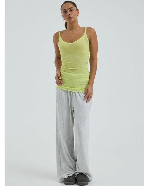 Seamless Basic Green Top Cotton
