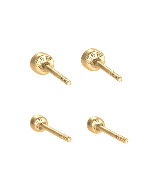 Elli Jewelry Metallic Ohrstecker Set Kristall