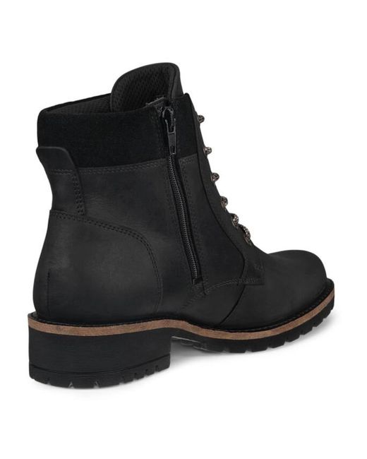 Ecco Black Schnürstiefelette